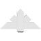 Ekena Millwork Kennewick Architectural Grade PVC Gable Bracket, 36"W x 18"H x 6"D x 6"F, 12/12 Pitch GBP036X18X0606KEN00 - alternate 4